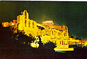 Athens Greece The Odeon Of Herode Atticos Cs7610