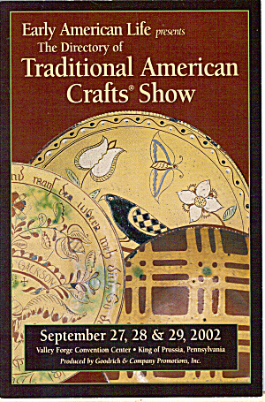 Traditional American Crafts Show Advertising Postcard Cs7783