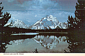 Jackson Lake And Reflection Of Teton Moutains Wy Cs8026