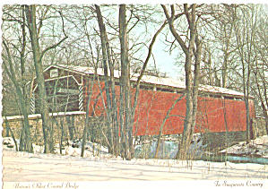 Pennsylvania Nation S Oldest Covered Bridge Postcard Cs8123