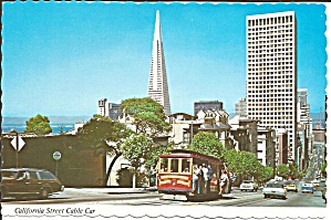 San Francisco California Street Cable Car Cs8227