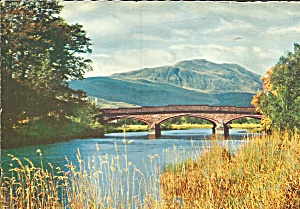 Perthshire Scotland Bridge Over The Teith Cs8657