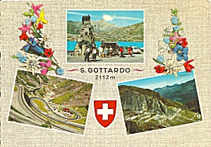 St Gothard Pass Switzerland In Three Views Cs8983