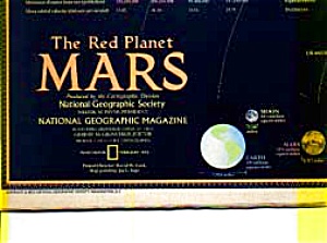 The Red Planet Nat Geo Map Feb 1973 Feb2569