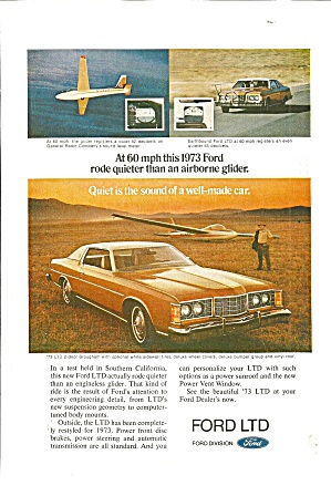 Ford Ltd 2-door Brougham 1973 Ad Ford009