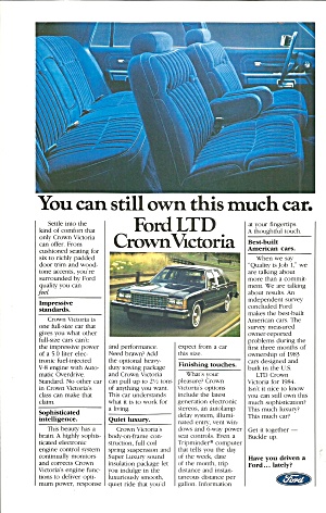 Ford Ltd Crown Victoria Ad Ford010