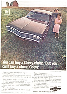 1969 Chevrolet Impala Coupe Ad Jan1674