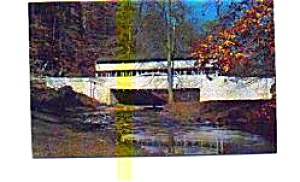 Covered Bridge Valley Forge Pa Postcard Jun3333a