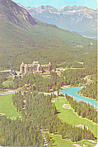 Banff Springs Hotel Banff Alberta Canada Postcard Lp0301