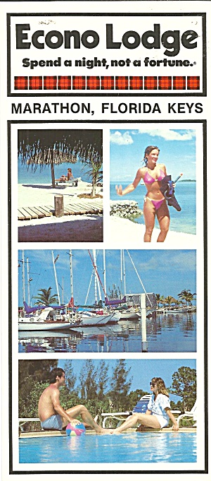 Marathon Florida Keys Econo Lodge Postcard Lp0803