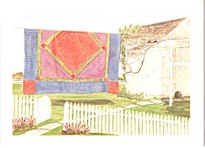 Amish Quilts Postcard From A Painting By Susie Riehl Lp0880