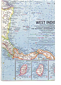 West Indies Nat Geo Map 1962 May1052