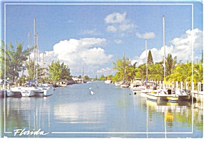 Florida Waterway Postcard N0707