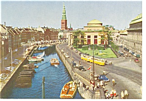 Copenhagen Denmark Trolley Postcard N0813