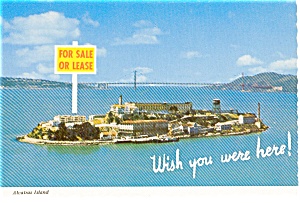 Alcatraz Island Ca Postcard P0724