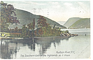 Hudson River Ny Gate Of The Highlands Postcard P10664 1908