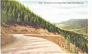 Pikes Peak Highway Co Ute Pass Postcard P11026