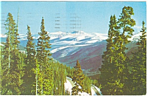 Front Range Co Snow Capped Peaks Postcard P11051 1959
