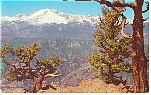 Pike S Peak From Colorado Springs Co Postcard P11057