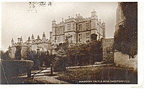 Bolsover Castle Uk Real Photo Postcard P12541 Ca 1910