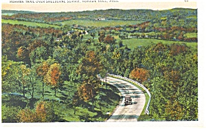 Mohawk Trail Ma Shelburne Summit Postcard P12611 1934