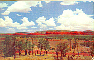 Red Rocks Continental Divide Nm Postcard P12969 1955