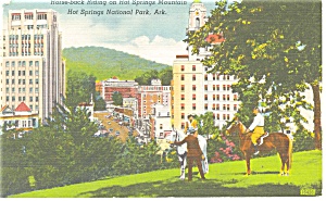 Hot Springs Mountain Hot Springs National Park Postcard P13020