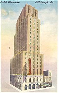 Pittsburgh Pa Hotel Sheraton Postcard P14180