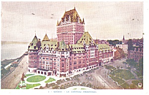 Montreal Quebec Le Chatteau Frontenac Postcard P14198 1948