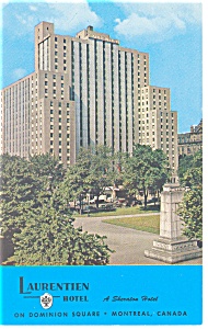 Montreal Quebec The Laurentien Hotel Postcard P14259