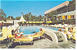 Los Angeles Ca Beverly Hills Hotel Postcard P14355