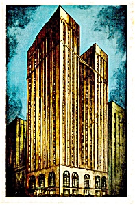 Pittsburgh Pa The Pittsburgher Hotel Postcard P14488 1952