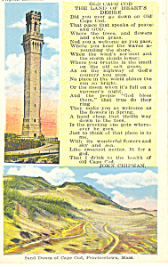 Pilgrim Memorial Provincetown Ma Postcard P15217