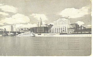 Skyline View Of St Paul Mn Postcard P15411 1943