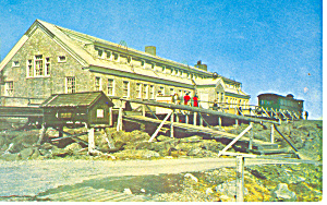 Mt Washington Nh Summit House Hotel Postcard P15744