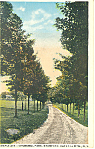 Churchill Park Stamford Catskills Ny Postcard P16029