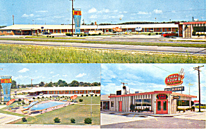 Huntington Motel Wilson Nc Postcard P16484