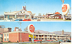 Covey S New America Motel Utah Postcard P16509