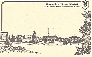 Bavarian Haus Motel Frankenmuth Mi Postcard P16597