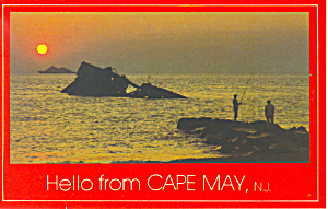 Ss Atlantus Cape May Point Nj Postcard P16613