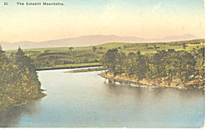 Catskill Mountains Ny Hand Colored Postcard P17436