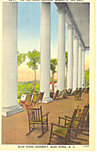 Robert E Lee Hall Blue Ridge Nc Postcard P17633