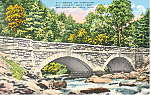 Bridge Newfound Gap Highway Smoky Mountains National Park Tn P17974