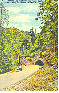 Newfound Gap Highway Tunnel Smoky Mountains National Park Tn P17992