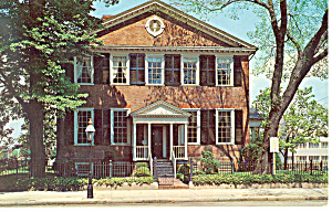 Exterior John Marshall S House Va Postcard P18316