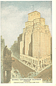 Hotel Governor Clinton New York City Ny Postcard P18731