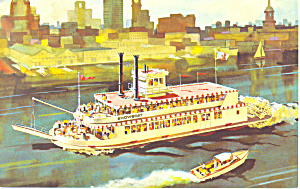 400 Passenger Showboat Postcard P19211