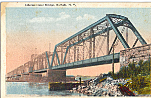 International Bridge Buffalo New York Postcard P20135