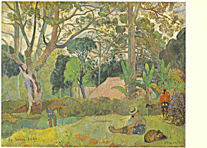 The Big Tree Te Raau Rahi Paul Gauguin Postcard P21127