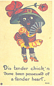 Dis Tender Chick N Comical Postcard P21216